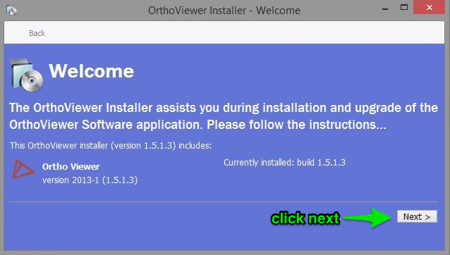 Orthoviewer download screen 1